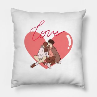 Lovely Couple Pillow