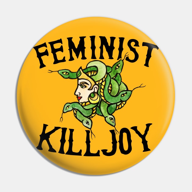 Feminist Killjoy Pin by bubbsnugg