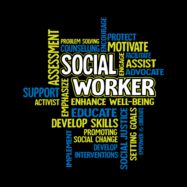 Social Work Month Gift for Social Worker by 2blackcherries