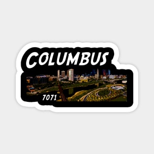 Columbus The Comic Book City Magnet