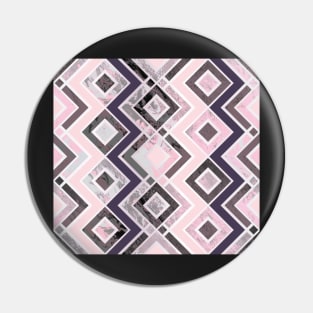 Zigzag pattern of a fluid painting in neon pink and gray Pin