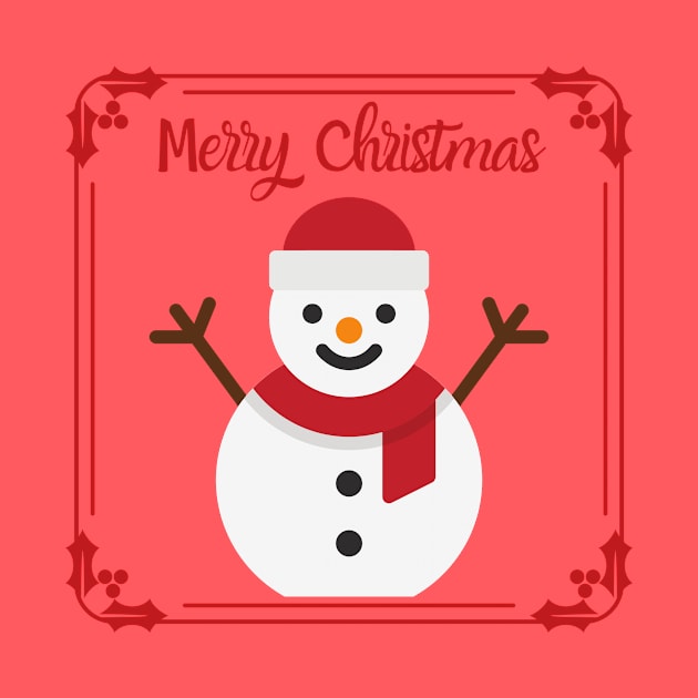 Merry Christmas Snowman by AChosenGeneration