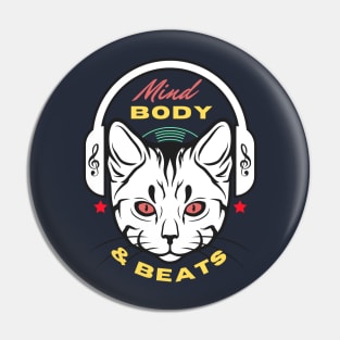 Cat music - Mind Body & Beat Pin