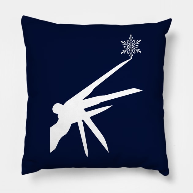 Minimalist Edward Scissor Hands Pillow by PWCreate