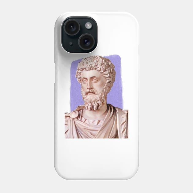 Roman Emperor Marcus Aurelius illustration Phone Case by Litstoy 