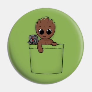 Pocket Baby Groot Pin