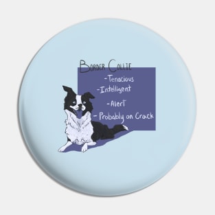 Border Collies on Crack Pin