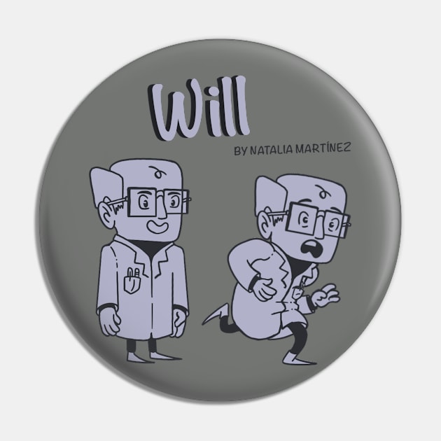 Will - Genio2 OC FanArt Pin by nataliamcaban