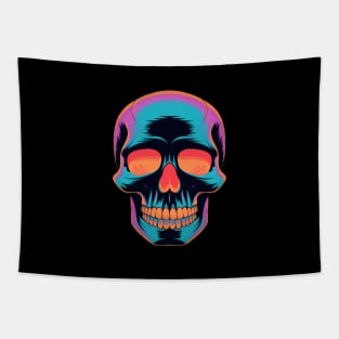 Colorful Skull Tapestry