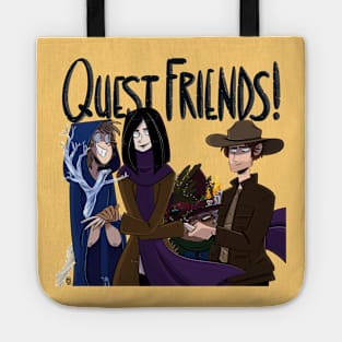 Quest Friends! Logo (Flashback Future) Tote