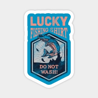 Lucky Fishing Shirt Magnet