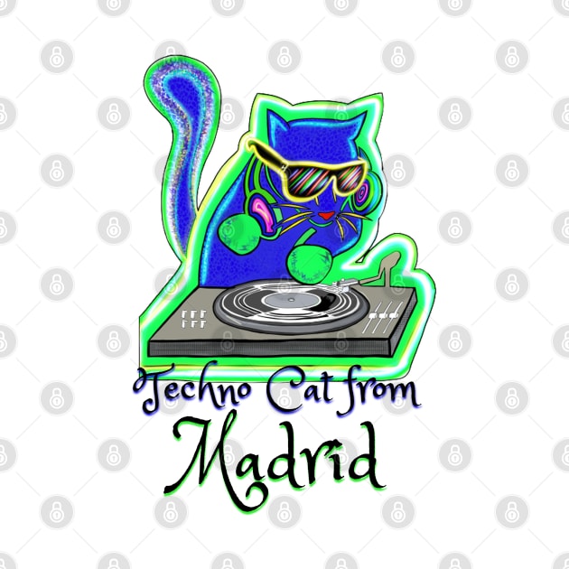 Techno Cat from Madrid - Catsondrugs.com - Techno Party Ibiza Rave Dance Underground Festival Spring Break  Berlin Good Vibes Trance Dance technofashion technomusic housemusic by catsondrugs.com