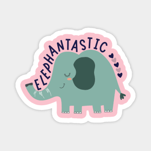 Cute Cartoon Animal Elephant Design Magnet