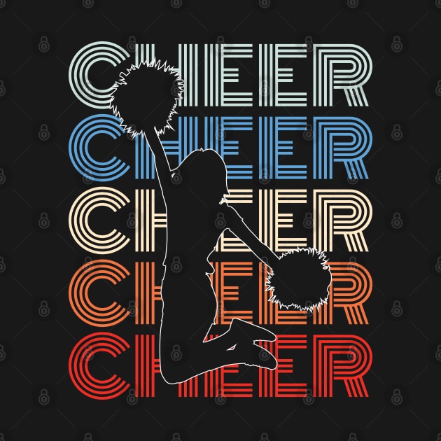 Retro Cheerleading Cheerleader by Peco-Designs