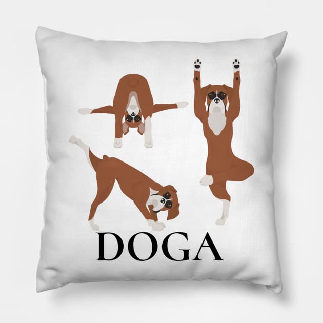 Doga Pillow by RosaliaDe