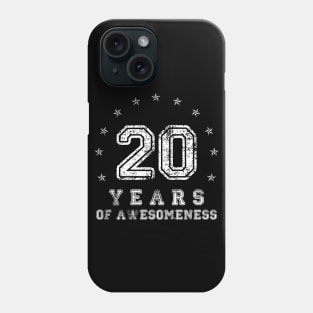 Vintage 20 years of awesomeness Phone Case