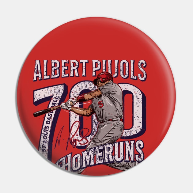 Albert Pujols St.Louis 700 Home Runs Wave Pin by danlintonpro