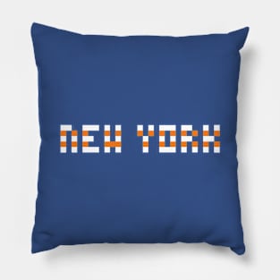 Pixel Hockey City New York I 2017 Pillow