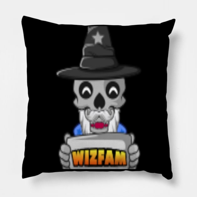 WizFam Family Pillow by WobblySword Wizard