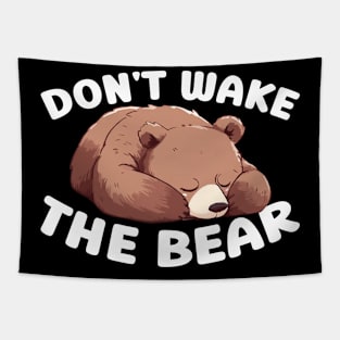 Don't Wake The Bear - Grizzly Bear Tapestry