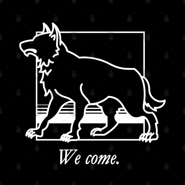 WOT Wolf Classic Chapter Icon With Quote by Mandra