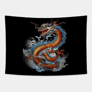 Dragon Drawing Tapestry