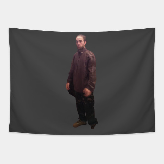 Robert Pattinson Patinson Brown Kitchen Sticker Robert Pattinson Kitchen Meme Tapestry TeePublic