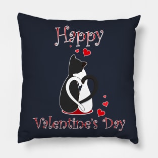 intl cat day Happy cat day - happy valentine day cat Pillow