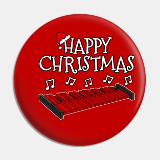 Christmas Xylophone Xylophonist Music Teacher Xmas 2022 Pin