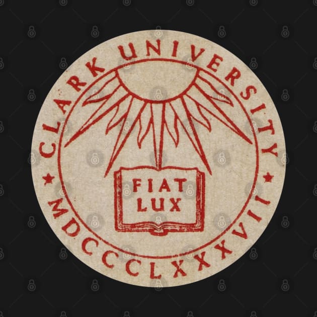 1953 Clark University Logo - Worcester, MA Pin by EphemeraKiosk