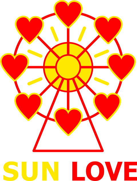 Sun Love Kids T-Shirt by Heart-Sun