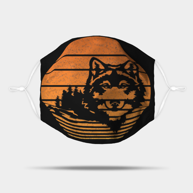 Native American Wolf - Wolf - Mask | TeePublic