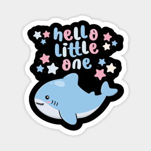 Hello little One Smart Cookie Sweet little dolphin shark cute baby outfit Magnet