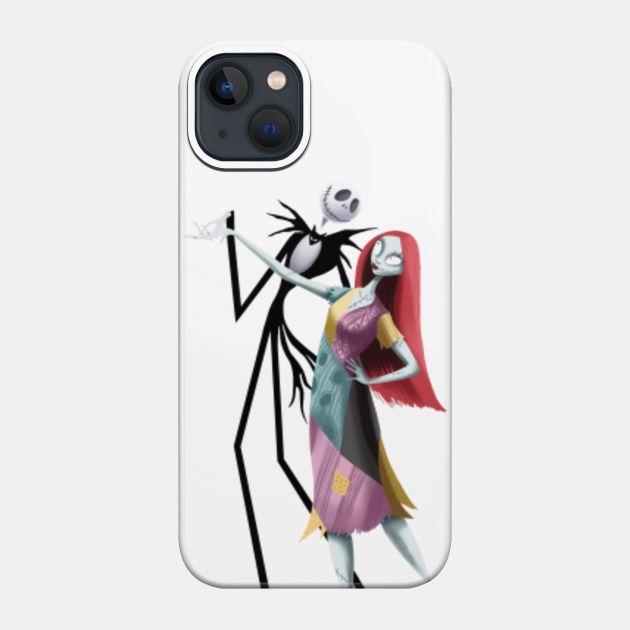 Jack and Sally - The Nightmare Before Christmas - Phone Case