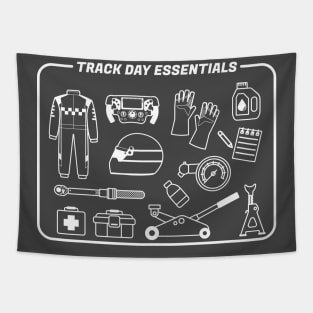 Track Day Essentials Tapestry