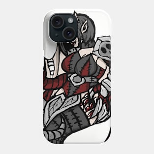 Wings of Metal Fury: Demoness Pinup Phone Case