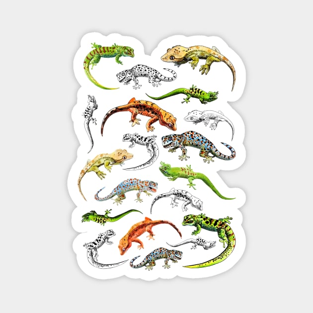 geckos Magnet by VicaVeresk