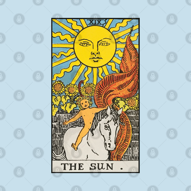 Disover The Sun tarot card - Tarot Reader - T-Shirt