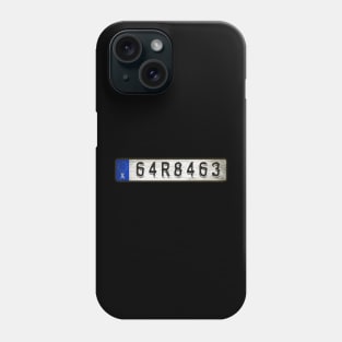 Garbage Car license plates Phone Case