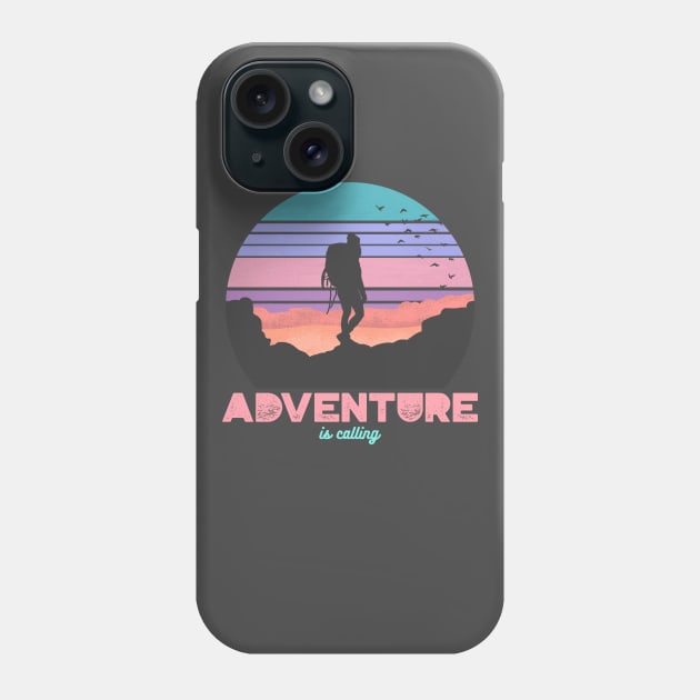 Wanderlust Camping Hiking Explore The Outdoors Phone Case by Tip Top Tee's