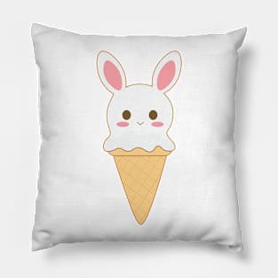 Bunny Ice-cream Cone Pillow