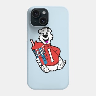 Icee Drink Bear Mascot Phone Case