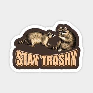 Stay Trashy Possum Raccoon Magnet