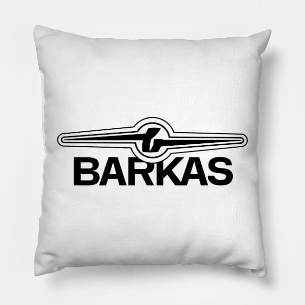 Barka's emblem Pillow by GetThatCar