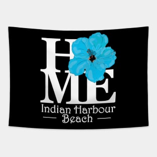 Indian Harbour Beach HOME Blue Hibiscus Tapestry