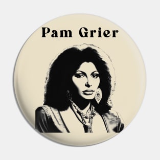 Say Hello Pam Grier Pin