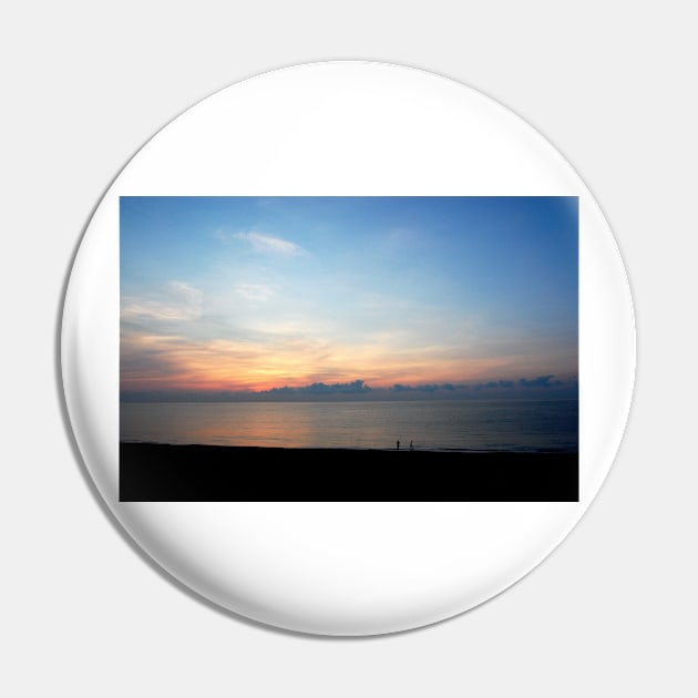 Walk on the Beach at Sunrise Pin by cbernstein