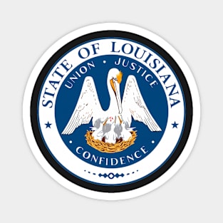 Louisiana Coat of Arms Magnet