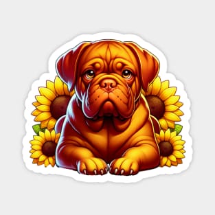 Dogue De Bordeaux Puppy Magnet