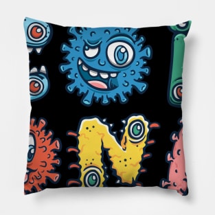 covid 19 virus Pillow